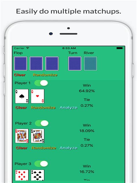 poker outs calculator app